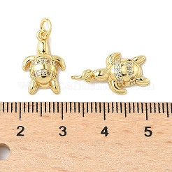 Ottone micro spianare pendenti zirconi&nbsp;KK-I355-01G-02