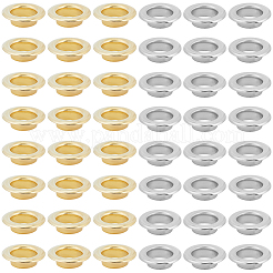 200 шт. 2-цветная железная фурнитура для люверсов&nbsp;IFIN-GF0001-59D