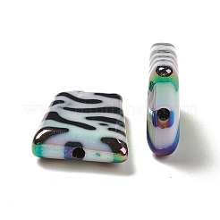 УФ-покрытие непрозрачные радужные переливающиеся акриловые бусины PACR-D069-08