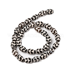 Нити бусин дзи агат в тибетском стиле G-N344-02C