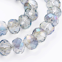 Стеклянные бусины с гальваническим покрытием  X-EGLA-S001-1