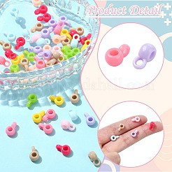 90 шт. 9-х цветные акриловые трубчатые держатели&nbsp;SACR-CJ0001-76