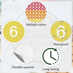 5 лист наклеек из ПВХ-бумаги&nbsp;STIC-WH20031-004