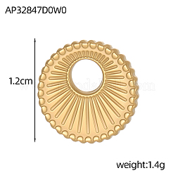 Breloques en acier inoxydable 304&nbsp;X-STAS-OY009-62G