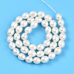 Нити из натурального культивированного пресноводного жемчуга PEAR-N012-07Z-01