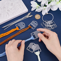 30 шт. акриловые доски для намотки ниток TOOL-BC0002-24