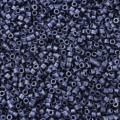 MIYUKIデリカビーズ  シリンダー  日本製シードビーズ  11/0  （db0301)マットガンメタル  1.3x1.6mm  穴：0.8mm  約10000個/袋  50 G /袋&nbsp;SEED-X0054-DB0301
