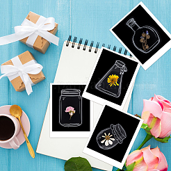 3 стиль водонепроницаемые самоклеящиеся наклейки для штамповки наборы DIY-CP0011-04B