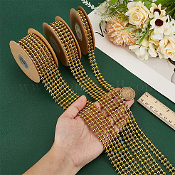 3 рулон 3 видов пластиковых страз для отделки&nbsp;DIY-FG0007-04A