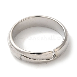 Латунные регулируемые кольца на палец для женщин с покрытием стойки RJEW-L123-005P