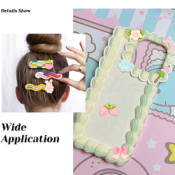 Кабошон из непрозрачной смолы&nbsp;RESI-SP0001-25