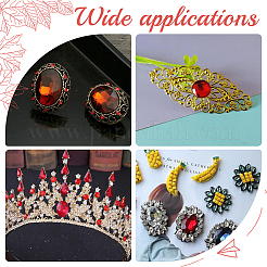 50шт самоклеящиеся акриловые наклейки со стразами FIND-FG0001-93C