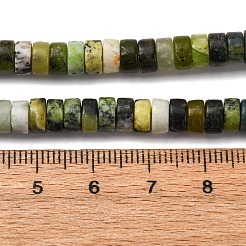 Природные серпантину нитей бисера G-L624-I16-3x6mm