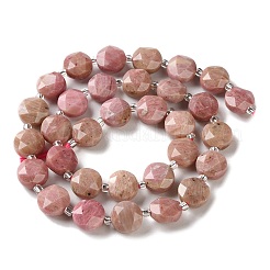 Природные родонит бисер нитей G-C116-A179-01B
