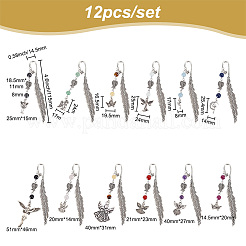 Закладки с перьями AJEW-AB00043