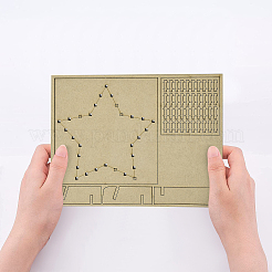 1 набор для самостоятельного создания нитяного искусства для детей DIY-GF0004-28A