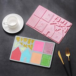 Рождественские пряники для пищевых продуктов силиконовые Молды SIL-G001-01B