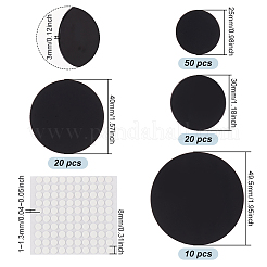 100 шт. 4 плоских круглых акриловых подставки для демонстрации фигурок KY-FG0001-07