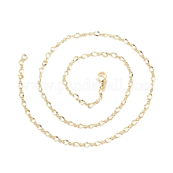 Женское колье из латуни figaro NJEW-P265-02B-G