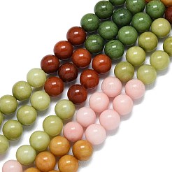 Натуральный Malaysia нефритовые бусы пряди&nbsp;G-B165-C07-10mm