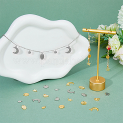 96 шт. 6 стиля 2 цвета подвески из нержавеющей стали&nbsp;STAS-DC0015-76