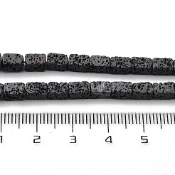 Бусы из натуральной лавы G-H303-C06