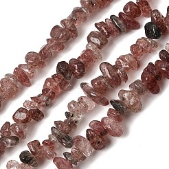 Chapelets de perles aux fraises en quartz naturel&nbsp;GG-CBAC13F-B05-01