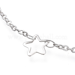 Ножные браслеты из нержавеющей стали 304 AJEW-M026-06P