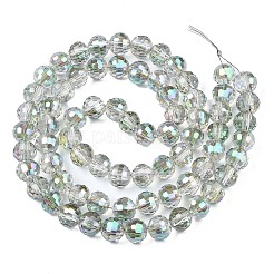 Гальванизируйте прозрачное стекло бисер нитей EGLA-N002-15-B01