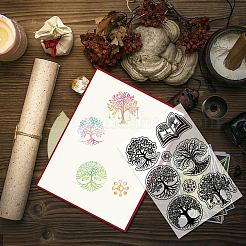 ПВХ пластиковые прозрачные штампы DIY-WH0439-0377