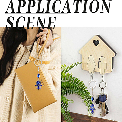 5шт. брелок для ключей из сплава лэмпворк&nbsp;KEYC-CP0001-41