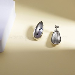 Латунные серьги-гвоздики в форме капли для женщин&nbsp;JE1090B