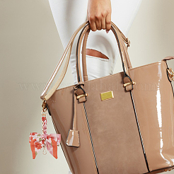 2 шт. 2 стиля бант из цинкового сплава с удлинительными цепями из полиэстера&nbsp;FIND-GO0003-73