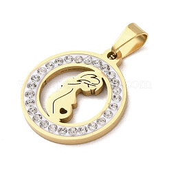 Muttertag 304 Edelstahl Emaille Anhänger&nbsp;STAS-F368-02A-G