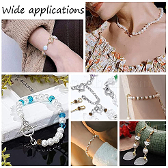 600 шт. 3 стиля латунных бусин-ронделей KK-LP0001-18