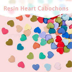 Cabochon in resina opaca 75 pz 15 colori&nbsp;RESI-HY0001-01