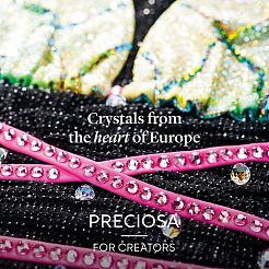 Камни preciosa® crystal hotfix с плоской основой&nbsp;Y-PRC-HSS8-70010-200