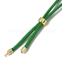 Braccialetto con cordino intrecciato in nylon rotondo regolabile da 3 mm&nbsp;FB-CBAA152-04G-29