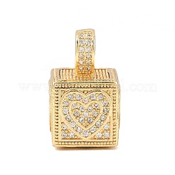 Латунные микро проложить кубического циркония подвески KK-F919-10G