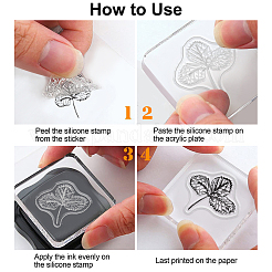 PVC-Plastikstempel&nbsp;DIY-WH0167-56-52