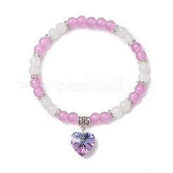 Браслеты с подвесками из круглого бисера&nbsp;BJEW-JB11737-02