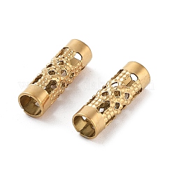 Placcatura ionica (ip) perle in acciaio inossidabile 304 cave&nbsp;STAS-G326-01G