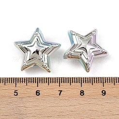 УФ-покрытие непрозрачные бусины из пластика ccb MACR-L007-22