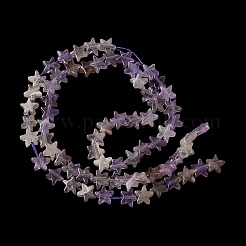 Природный аметист нитей бисера&nbsp;G-F817-A15-01