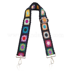 Этнический стиль ткань вышивка красочные цветы лямки сумки&nbsp;DIY-WH20053-22C