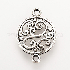 Соединители из сплава в тибетском стиле&nbsp;TIBE-Q077-10AS-RS