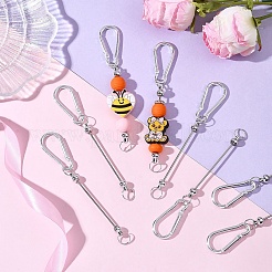 15 Stück Aluminium-Kletterkarabiner&nbsp;AJEW-YW0002-09