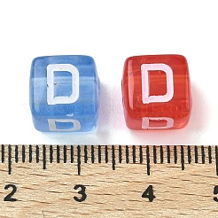 Прозрачные акриловые бусины&nbsp;MACR-K365-07D