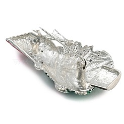 Рождественская тема броши из сплава с эмалью JEWB-S022-05C-P