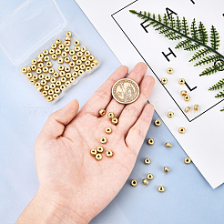 100 шт. Латунные бусины&nbsp;KK-FH0002-07